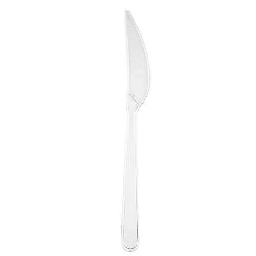 Inoverse Mehrweg Plastik Messer, Plastikmesser, Mehrweg Messer, Premium Grillbesteck, Kunststoff Reisebesteck, Wiederverwendbar Party Besteck, Plastikbesteck, Party Set Geschirr Besteck, 100 Stück von Inoverse