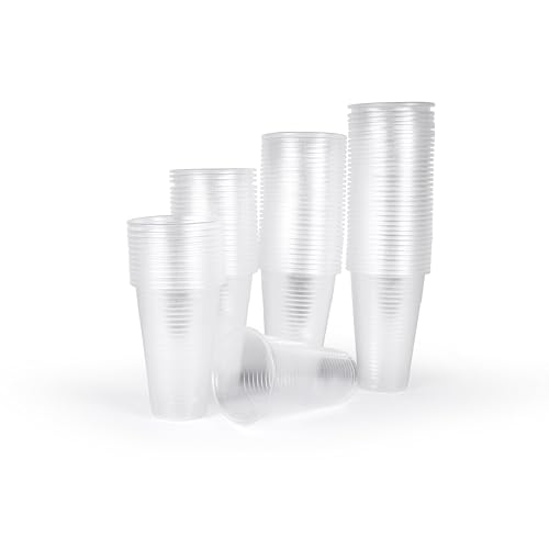 Inoverse Plastikbecher Trinkbecher, Einwegbecher Transparent Ausschankbecher, Partybecher Kunststoff, Einweg Plastik Becher, Partygeschirr, 0,2l - 2000 Stk von Inoverse