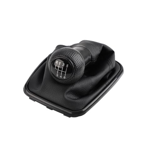 Inovey 5/6 Gang 23Mm Schaltknauf Hebel Schalthebelmanschette Kompatibel Mit Vw Golf 4 Iv Mk4 Gti R32 Jetta 1999-2004 -schwarz -6-Gang von Inovey