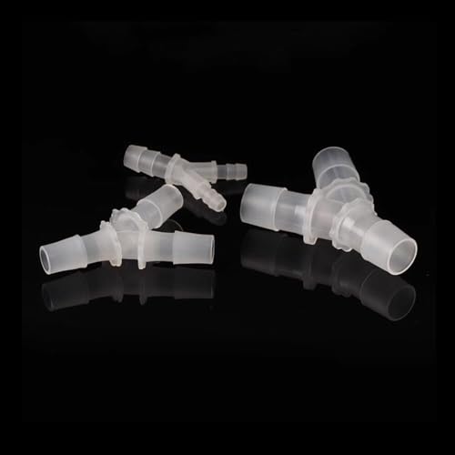 Inovey 5Stück Y-Typ Drei-Wege-Kunststoff-Gelenk Silikonkautschuk Schlauchverbinder Gleicher Durchmesser Water Divider Interface Außendurchmesser 1.6~20Mm -1.6mm von Inovey