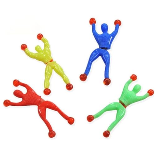 Inovey 4pcs Wand Kletterer Sticky Spider Man Wand Klettern Spider Man Wand Klettern Mann von Inovey