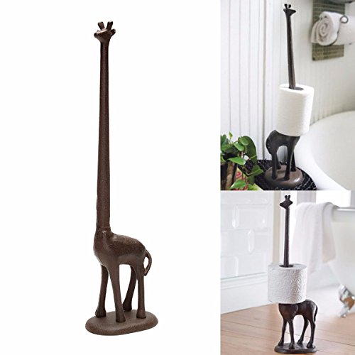 INOVEY Metall Standing Metall Giraffe Toilettenpapier Tissue Spender Lagerhalter Toilettenpapier Gewebe von Inovey