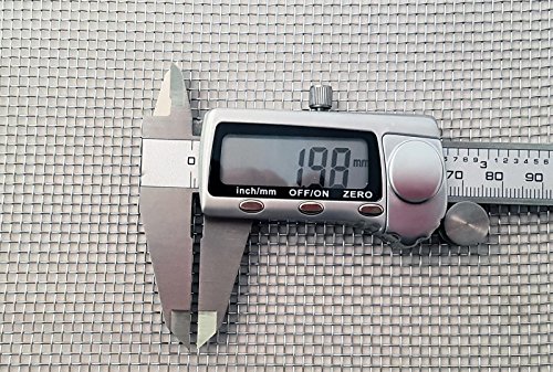 10 Mesh Edelstahl für Auto Abdeckgitter (gut), Behälter Panel, dekorative/Kosmetik Mesh; Größe – Probe von Großblütiger Stechapfel von Inoxia