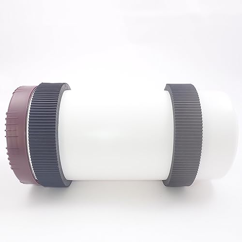 Labor Kugelmühle Gläser - Volumen: 2500ml - Deckelfarbe: Burgund - Von Inoxia von Inoxia