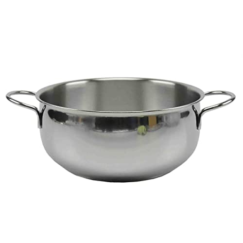 Inoxriv S.p.A. River 2M KASSEROLE cm.24 LT.5 Stahl 18/C, Stainless Steel, one Size von Inoxriv S.p.A.