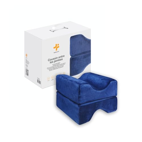 Inphysio Kissen zwischen den Beinen - Orthopädisches Kniestützkissen - Schaumstoffkissen mit Formgedächtnis - Kissen gegen Schmerzen Grosse - 25 x 20 x 17 cm von Inphysio