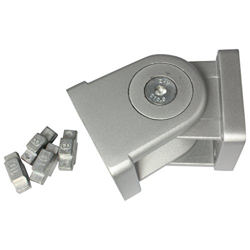 Gelenk 40x40 Nut -/8/10 Zinkdruckguss alufarbig lackiert von Inprocraft GmbH