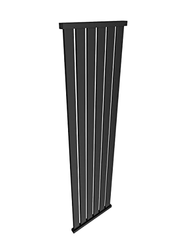 Heizkörper LOTUS 1 Badheizkörper Handtuchwärmer Handtuchhalter Bad-Heizkörper 100/30 (Schwarz-Matt) von Ins-Term