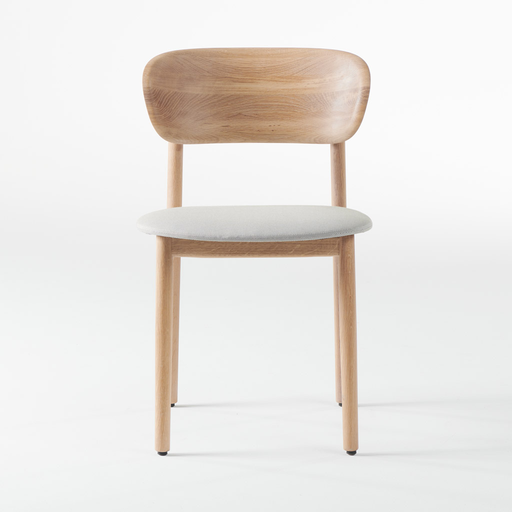 Insan - Janu Dining Chair- moderner Esszimmerstuhl aus Holz mit Polster von Insan
