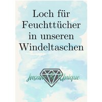 Option Öffnung Für Die Windeltaschen Feuchttücher Option Öffnung Für Die Windeltaschen Feuchttücher von InsaneandUnique