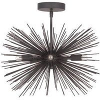 Mid Century Sputnik Kronleuchter Urchin Deckenleuchte Lampe, Moderne Deckenpendelleuchte Esszimmer Eingangshalle 18 "5 Licht" von InscapesDesign