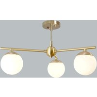 Moderne Sputnik Kronleuchter Unterputz, Handgefertigte Deckenleuchte Licht Mini Gemma Low Eintrag 3 Inscapes Design Speisen von InscapesDesign