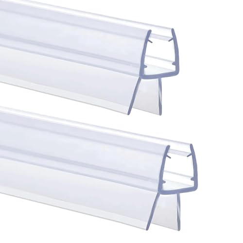 Inscrip Duschdichtung, 2 Stück PVC Duschdichtung 80cm für 6-8mm Glastüren, Ersatzdichtung Duschtür für alle Duschtüren, Dusche, Duschkabinen, Badewanne, Wasserabweisende Duschdichtungen Spritzschutz Inscrip Duschdichtung, 2 Stück PVC Duschdichtung 80cm für 6-8mm Glastüren, Ersatzdichtung Duschtür für alle Duschtüren, Dusche, Duschkabinen, Badewanne, Wasserabweisende Duschdichtungen Spritzschutz von Inscrip