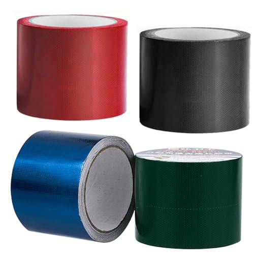 Inscrip Planen Reparaturband, 5M*8CM,PVC Planenband, Planen Reparatur Klebeband Selbstklebend, für LKW Abdeckplane, Markise, Zelt, Planen Reparaturband, Abriebfestigkeit LKW-Plane Reparatur (4 Farben) von Inscrip