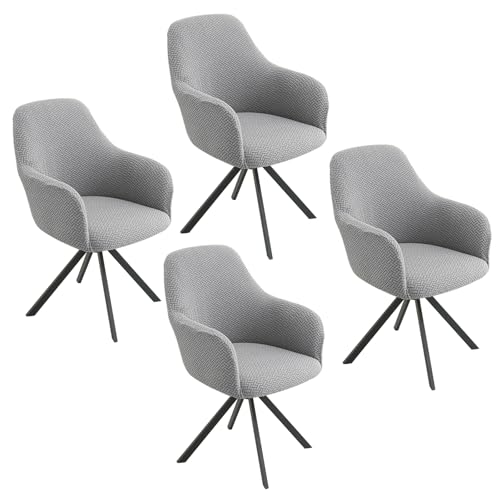 Inscrip Stretch Stuhlbezug Mit Armlehne, Esszimmer Stuhlbezug, Büro Stuhlbezug, Rückenlehne Stuhlschonbezug, Sessel Stretch Abdeckung Stuhl Hussen Armlehnstuhl Stuhlbezüge Beschützer (4, Twill Grau) Inscrip Stretch Stuhlbezug Mit Armlehne, Esszimmer Stuhlbezug, Büro Stuhlbezug, Rückenlehne Stuhlschonbezug, Sessel Stretch Abdeckung Stuhl Hussen Armlehnstuhl Stuhlbezüge Beschützer (4, Twill Grau) von Inscrip