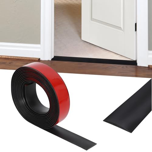 Inscrip Übergangsprofil Selbstklebend, 5 cm Breit Übergangsleiste Selbstklebend Bodenleiste Abdeckleiste für Fußböden, 6M Länge Flexible Knickleiste Fugendichtungsband, Bodenprofil, Schwarz Inscrip Übergangsprofil Selbstklebend, 5 cm Breit Übergangsleiste Selbstklebend Bodenleiste Abdeckleiste für Fußböden, 6M Länge Flexible Knickleiste Fugendichtungsband, Bodenprofil, Schwarz von Inscrip