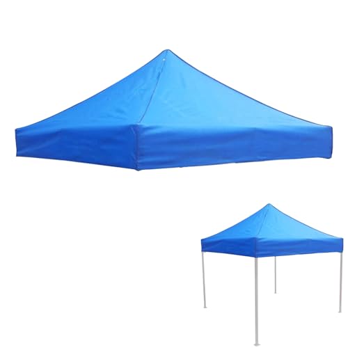 Inscrip Zeltüberdachung, Pavillon-Abdeckung, Pavillon Ersatzdach Ersatz, 4-Eck Zelttuch, Canopy Top Abdeckung, Ersatzplane für den Außenbereich, für Pavillons, Dachplane (Blau, 2x2m) von Inscrip