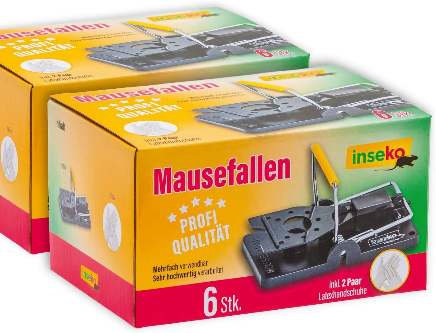 Inseko Schlagfalle 12 x inseko Profi-Mausefallen I sehr hochwertig I wiederverwendbar, inklusive 2 Paar Latex-Handschuhe Inseko Schlagfalle 12 x inseko Profi-Mausefallen I sehr hochwertig I wiederverwendbar, inklusive 2 Paar Latex-Handschuhe von Inseko