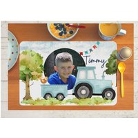 Tischset Platzset Platzdeckchen Mit Name Und Foto Kinder Junge Mädchen Textil Bauernhof Bauernhoftiere Traktor Tischset Platzset Platzdeckchen Mit Name Und Foto Kinder Junge Mädchen Textil Bauernhof Bauernhoftiere Traktor von InselKids
