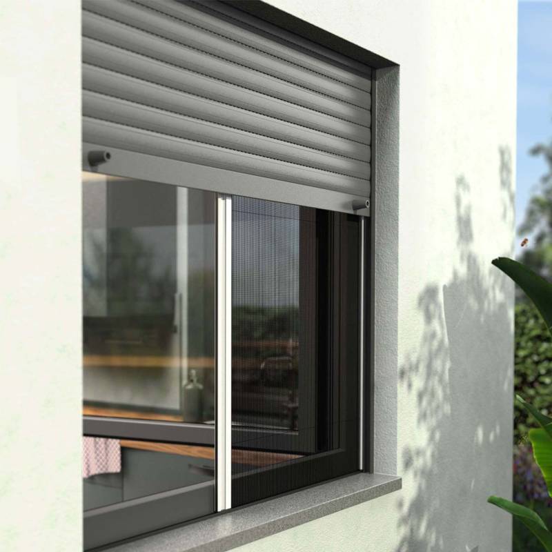 Insektenschutz-Plissee | ideal zwischen Fenster und Rollladen | Micro13 von Insetto