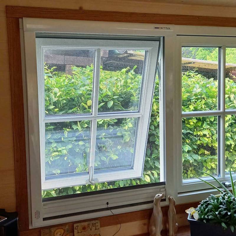 Unser Bestes Rollo | ideal für nach außen öffnende Fenster | StarlineFix von Insetto