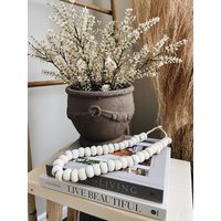 Luxuriöse Knochenperlengirlande | Weiße Knochenperlen von InsideStyleCo