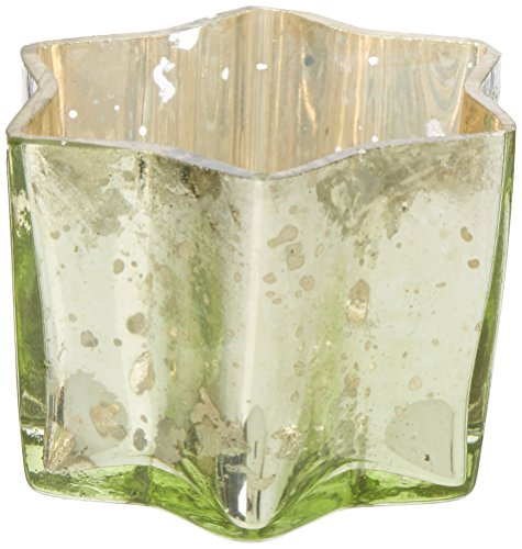Insideretail Mercury Glass Stern Teelichthalter-mit Distressed Hellgrün Folie, 7 x 7 cm x 4,5 cm, 6er Set, Glas, Light Green, 7 Centimeters cm, 6-Einheiten Insideretail Mercury Glass Stern Teelichthalter-mit Distressed Hellgrün Folie, 7 x 7 cm x 4,5 cm, 6er Set, Glas, Light Green, 7 Centimeters cm, 6-Einheiten von Insideretail