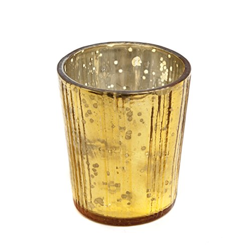 Insideretail Mercury Teelichthalter aus Glas, Vertikal-mit Distressed Gelb Folie, 7cm, Satz von 12, Yellow, 7 x 5 x 7 cm, Einheiten Insideretail Mercury Teelichthalter aus Glas, Vertikal-mit Distressed Gelb Folie, 7cm, Satz von 12, Yellow, 7 x 5 x 7 cm, Einheiten von Insideretail