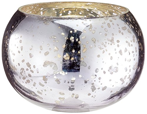 Insideretail Wedding Tealight Holders Lilac, Glas, 7 x 7 x 7 cm, 24-Einheiten von Insideretail