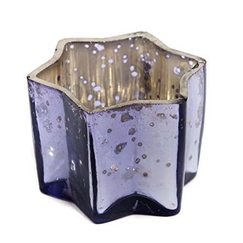 Insideretail Wedding Tealight Holders Lilac, Glas, 7 x 7 x 7 cm, 48-Einheiten von Insideretail