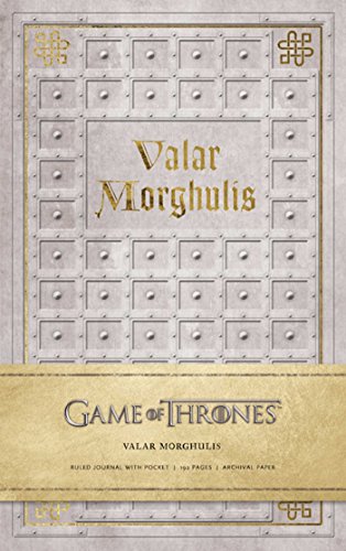 GAME OF THRONES: VALAR MORGHULIS HARDCOVER RULED JOURNAL von Simon & Schuster
