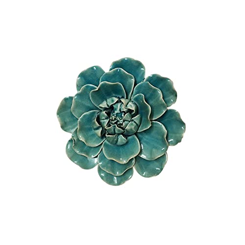 Insiswiner Keramik-Blumen, handgefertigt, Wandkunst, Dekoration, Tisch, Bücherregal, Porzellan, hängende Ornamente von Insiswiner