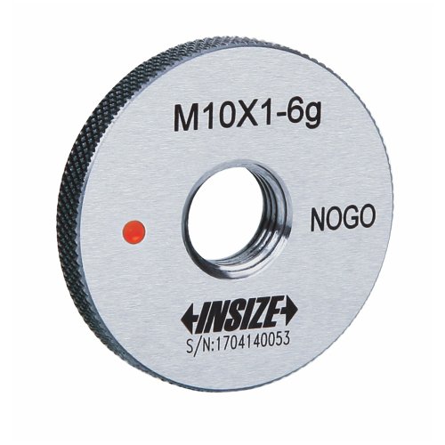 INSIZE 4129-10LN Feingewinde, Klasse 6 g, NOGO, ISO1502, M10 x 0,75 mm von Insize