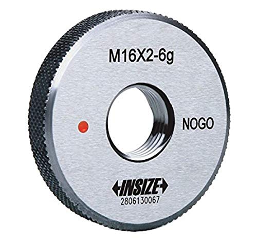 INSIZE 4120-18N Ringmessgerät, Klasse 6 g, NOGO, ISO1502, M18 x 2,5 mm von Insize