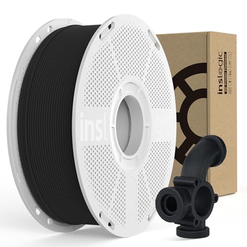 Inslogic Vorgetrocknetes Fiberon PA6-GF25 Nylon Filament Verstärkt mit Glasfaser 1.75mm, 3D Druck Filament bis 210°C HDT, Hitzebeständig, 1kg Spule von Inslogic