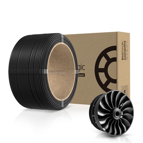 Inslogic Vorgetrocknetes Fiberon PA12-CF Nylon Filament 1.75mm 0.25kg Nachfüllung, Hohe Festigkeit Kohlefaser 3D Druck Filament, 260-280°C Druck Temperatur, Schwarz, Passt 1kg Spule Inslogic Vorgetrocknetes Fiberon PA12-CF Nylon Filament 1.75mm 0.25kg Nachfüllung, Hohe Festigkeit Kohlefaser 3D Druck Filament, 260-280°C Druck Temperatur, Schwarz, Passt 1kg Spule von Inslogic