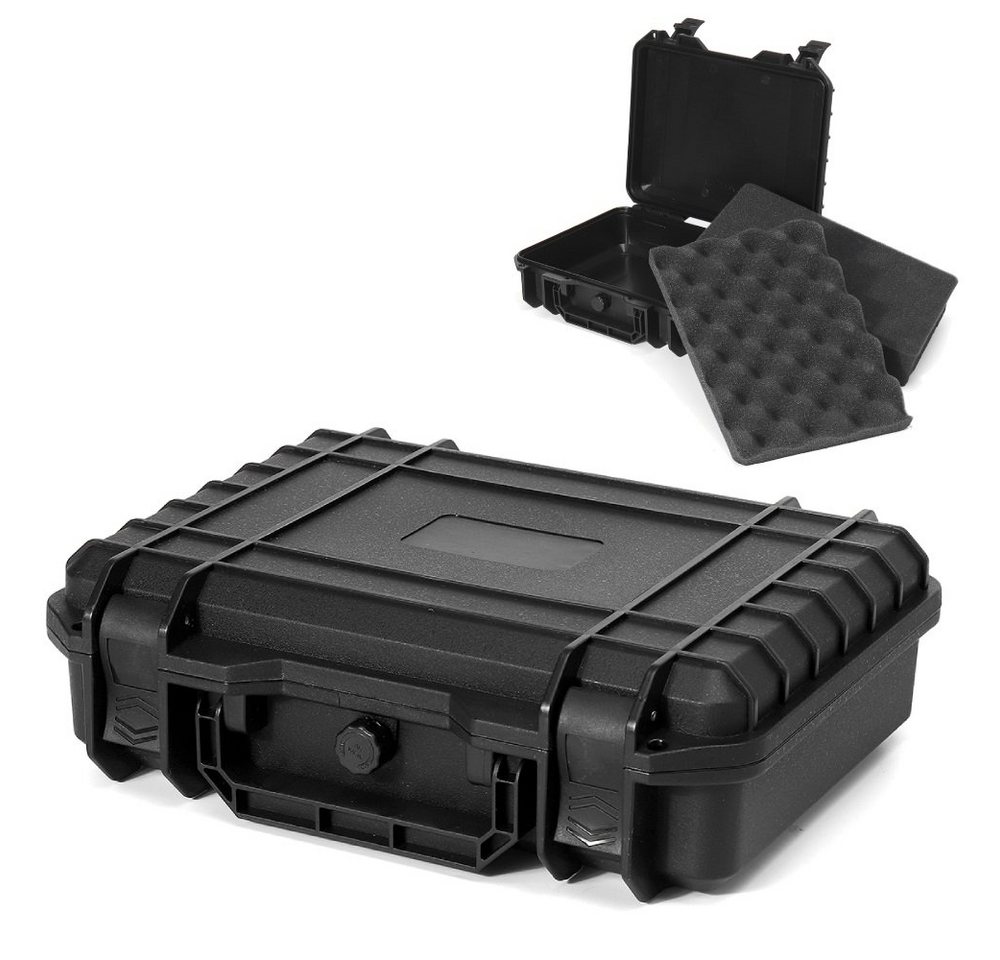 Insma Aufbewahrungsbox (Hartschalenkoffer Werkzeugkasten Schutzkoffer 420x360x120mm), für Profikamera Drohnen Tragbar wasserdicht,stoßfest mit Schwamm von Insma