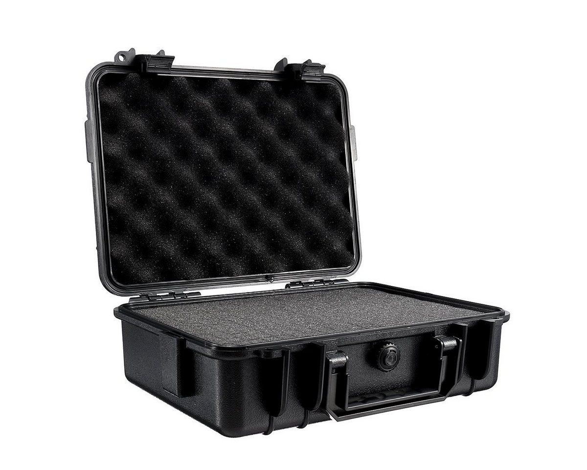Insma Aufbewahrungsbox (Hartschalenkoffer Werkzeugkasten für Kamera Fotografie 340*270*100mm), wasserdicht, stoßfest mit Schwamm von Insma