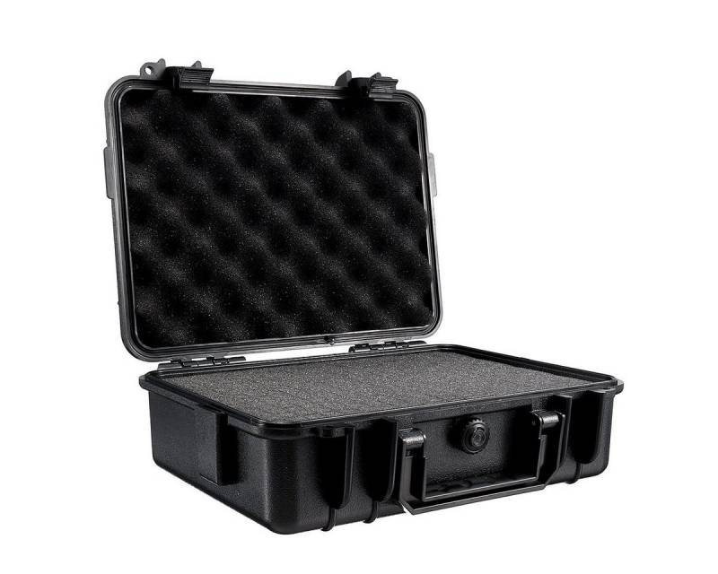 Insma Aufbewahrungsbox (Hartschalenkoffer Werkzeugkasten für Kamera Fotografie 340*270*100mm), wasserdicht, stoßfest mit Schwamm von Insma