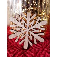 Bulk Ornamente - Birkenholz Schneeflocke Weihnachtsschmuck von InspirationsByFLL