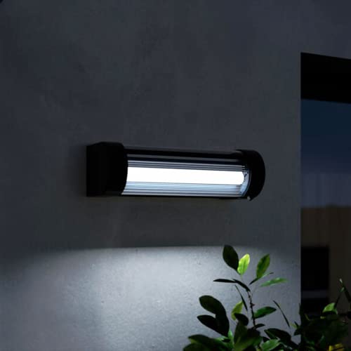 INSPIRE - Solarlampe für außen LOMA - Led Wandleuchte - Solar Außenlampe - Dimmbar - 100/900 LM - 4000K - mit BOOSTER-Batterie - Infrarot-Fernbedienung - L.430 mm - H. 128 mm - IP44 - Anthrazit von INSPIRE