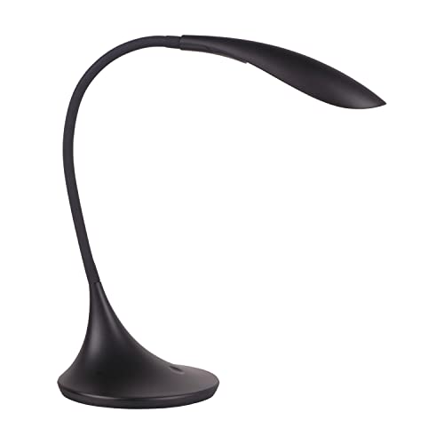 INSPIRE - Schreibtischlampe PICO - Dimmbare Tischleuchte - Touch-Steuerung - USB-Anschluss - LED 660LM - 5W - 3000K - IP20 - H38 cm - Schwarz matt - Kunststoff von INSPIRE