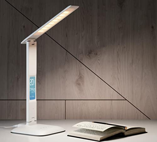 INSPIRE - Schreibtischlampe ALEX - Moderne Lampe - 3000 K/6500K - 820 LM - 240 V - Touch - Kunststoff - Weiß von INSPIRE