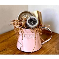 Rosa Vintage Krug - Kleiner Bilderrahmen Badezimmerdeko Geschenkset Rosa Vintage Krug - Kleiner Bilderrahmen Badezimmerdeko Geschenkset von InspiredWrapsCo