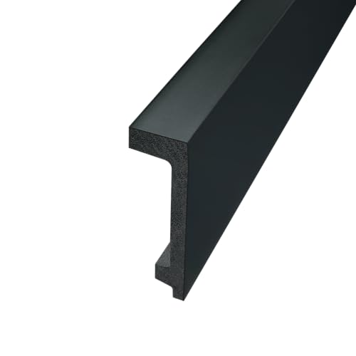 Inspirum Gardinenblende Schwarz Matt Lichtblende CMK-10, 100x28x1000 mm, Preis pro Meter, Stuckleiste für Vorhangschiene & Beleuchtung Inspirum Gardinenblende Schwarz Matt Lichtblende CMK-10, 100x28x1000 mm, Preis pro Meter, Stuckleiste für Vorhangschiene & Beleuchtung von Inspirum