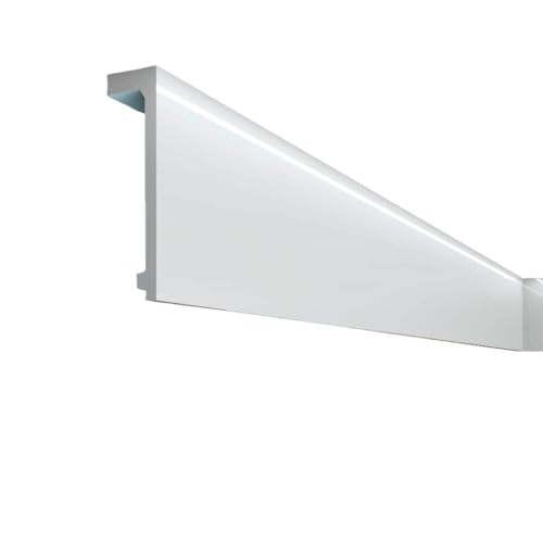 Inspirum Hohe Gardinenblende Lichtblende MK-15, 150x42x1000 mm, Preis pro Meter, Stuckleiste für Vorhangschiene & Beleuchtung, Überstreichbar Inspirum Hohe Gardinenblende Lichtblende MK-15, 150x42x1000 mm, Preis pro Meter, Stuckleiste für Vorhangschiene & Beleuchtung, Überstreichbar von Inspirum