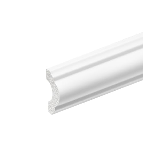 Inspirum Stuckleiste Wandleiste SL-03, 25x14x1000 mm, Preis pro Meter, Klassische Zierleiste für Wandrahmen & Kassetten, Dekorprofil aus Polyurethan Inspirum Stuckleiste Wandleiste SL-03, 25x14x1000 mm, Preis pro Meter, Klassische Zierleiste für Wandrahmen & Kassetten, Dekorprofil aus Polyurethan von Inspirum