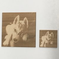 Personalisierter Bildmagnet - Holz Graviert Kleines Personalisiertes Geschenk von InstaEtchStudio