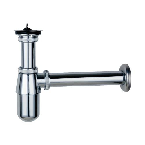 Instadrain Metall Flaschensiphon mit Ablaufventil für Waschbecken, Verchromt Instadrain Metall Flaschensiphon mit Ablaufventil für Waschbecken, Verchromt von Instadrain