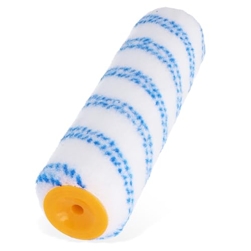 10x Farbroller 25 cm Ersatzrolle Farbwalze Malerwalze Malerrolle Nylonrolle Malen Streichen Wandfarbe Roller Anti-Spritz-Roller Universal Wandroller Robuste von Instalguru